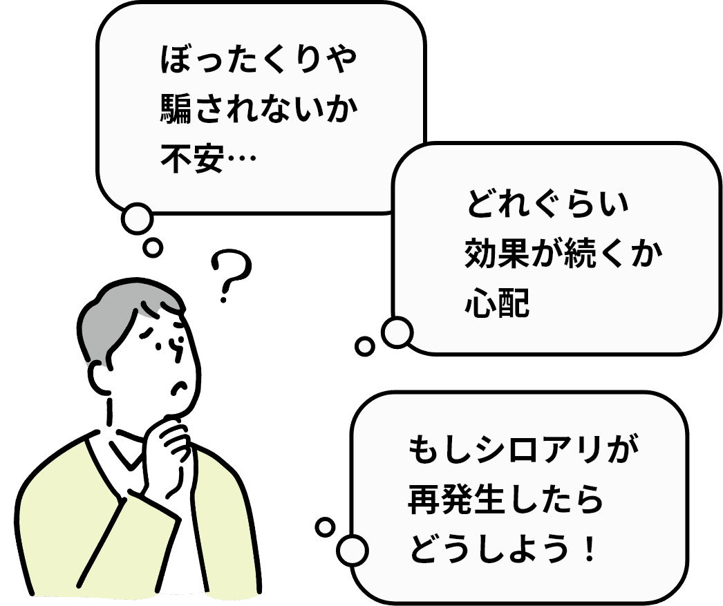 男性の悩み